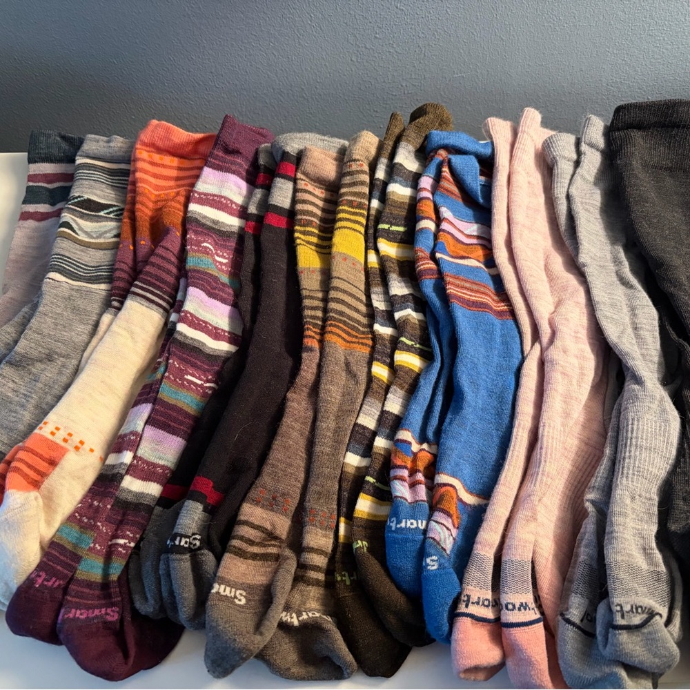Smartwool 11 Pair Men’s L Everyday Sock Bundle